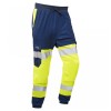 Leo Workwear Hawkridge Class 1 Stretch Trousers Hi-Vis Yellow / Navy